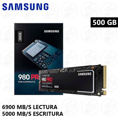 SSD 500GB SAMSUNG 980 PRO M 2 2280 PCIe 4 0 X4 NVME 1 3 V NAND MZ