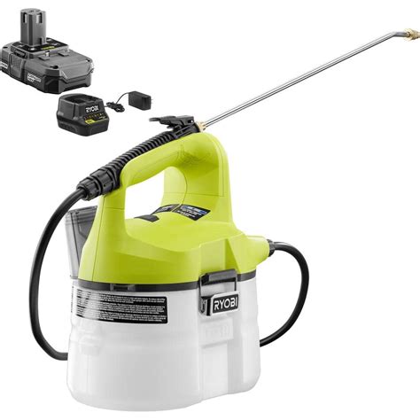 Ryobi One 18v Cordless Battery 1 Gal Chemical Sprayer With 20 Ah