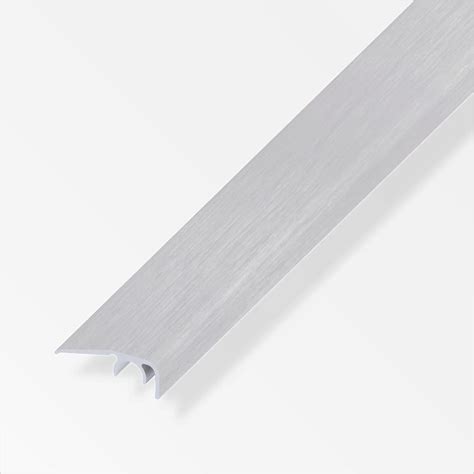 alfer Abschluss Profil 1 m 32 x 12 5 mm Aluminium eloxiert gebürstet