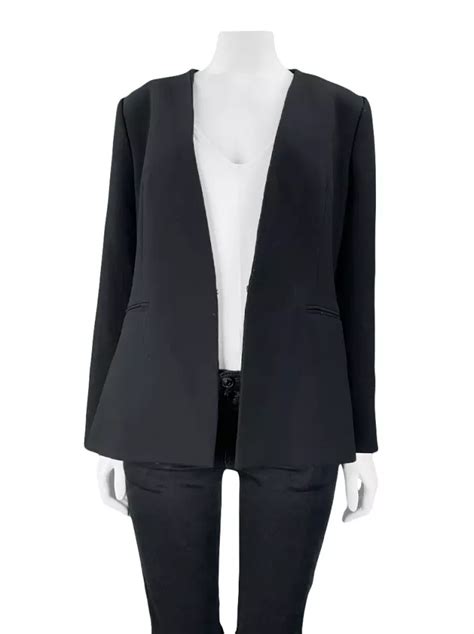 Blazer Zara Reto Preto Original BIKU79 Etiqueta Única