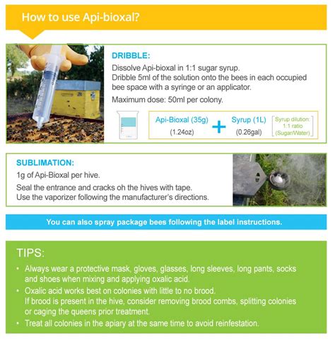 Api Bioxal Oxalic Acid Varroa Mite Treatment Meyer Bees