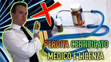 Perdita Del Certificato Medico E Della Licenza Da Pilota Che Fare