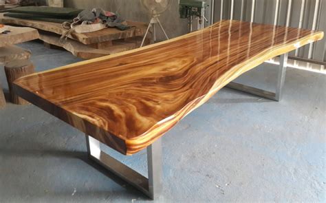 Rare Live Edge Slab Dining Table Or Conference Table Ft In Length