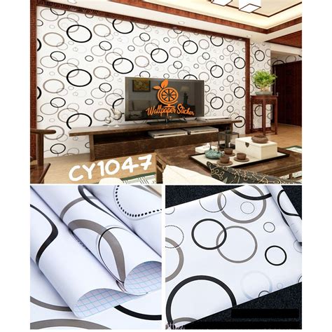 Jual Wallpaper Dinding Bermotif Elegant Wallstiker Uk Cm X Meter