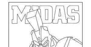 Real Steel Midas Coloring Pages