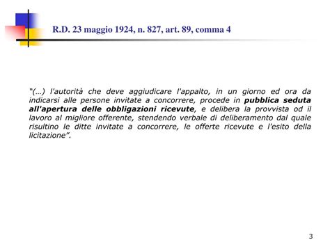 Ppt Procedura Aperta Ristretta E Negoziata Seduta Pubblica