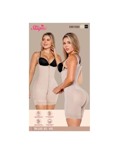 FAJA ENTERIZA SENOS LIBRES INVISIBLE CON COMPRESION STAGMI SMI Kprichos Moda Latina