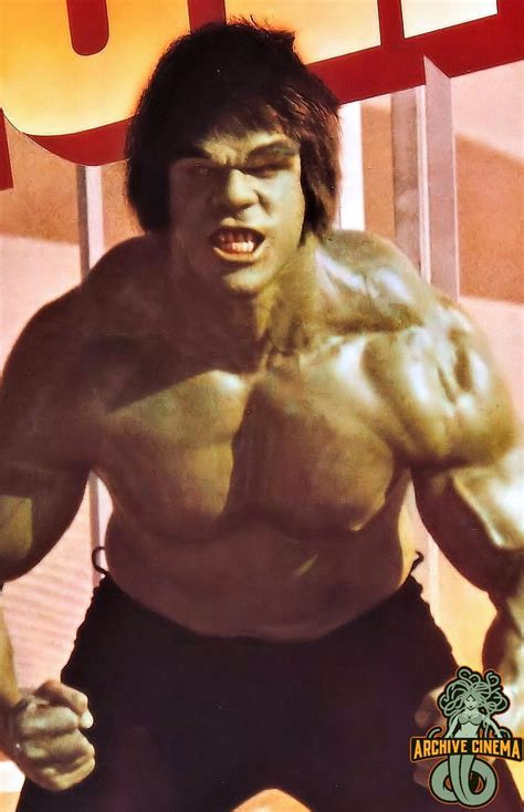 The Incredible Hulk Deluxe X Poster Art Print Lou Ferrigno As The