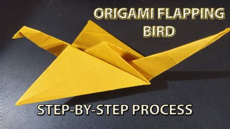 How To Make An Origami Flapping Bird Crane I Paper Art YouTube