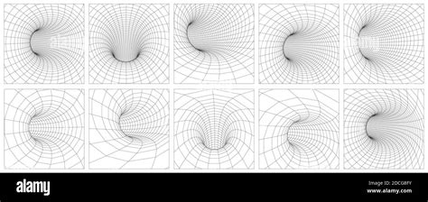 3d Wire Frame Black Hole