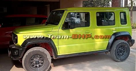 5 Door Maruti Suzuki Jimny New Spyshots Show The Zeta Trim Of The Off Road 4x4 Suv