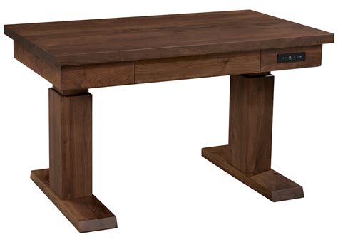 Franklin Sit Stand Solid Wood Writing Desk Free Delivery