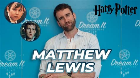 Harry Potter Matthew Lewis évoque son parcours en interview