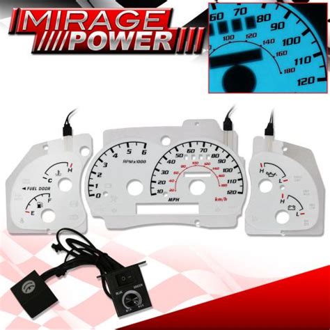 Purchase 98 01 Ford Explorer White Face Indiglo Reverse Glow JDM Racing