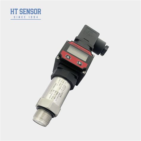 Hengtong 4 20mA LCD LED Display Flush Diaphragm Pressure Transmitter