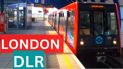 London DLR Train Ride Line Beckton Stratford International Underground