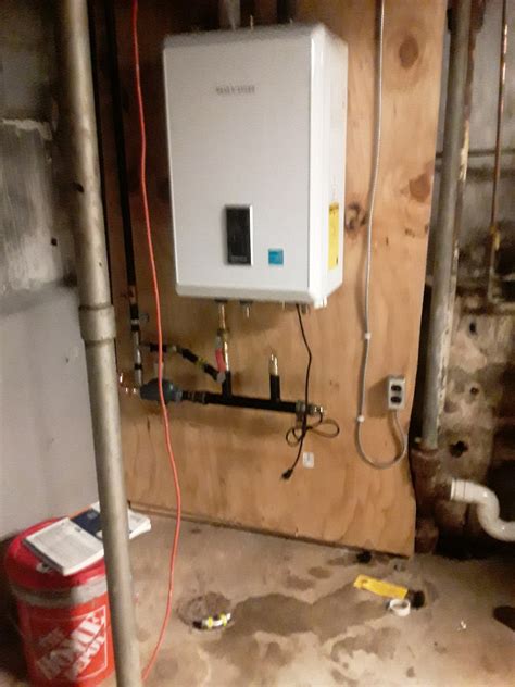 Navien Combi Install Help — Heating Help The Wall