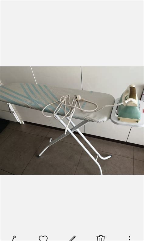 Leifheit Ironing Board With Extra Cover And Free Iron Furniture Home