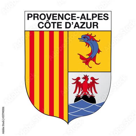 Blason Provence Alpes C Te D Azur Fichier Vectoriel Libre De Droits