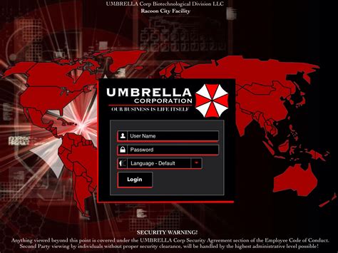 Umbrella Corporation Screensaver Windows 10 Shieldero