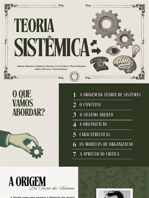 Teoria Geral Dos Sistemas - Teoria Geral dos Sistemas na Administração | PDF | Comentários | Teoria ...