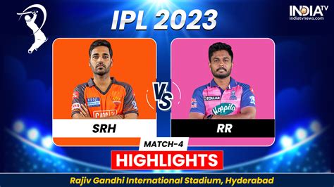 SRH Vs RR IPL 2023 Highlights Rajasthan Beat Hyderabad By 72 Runs