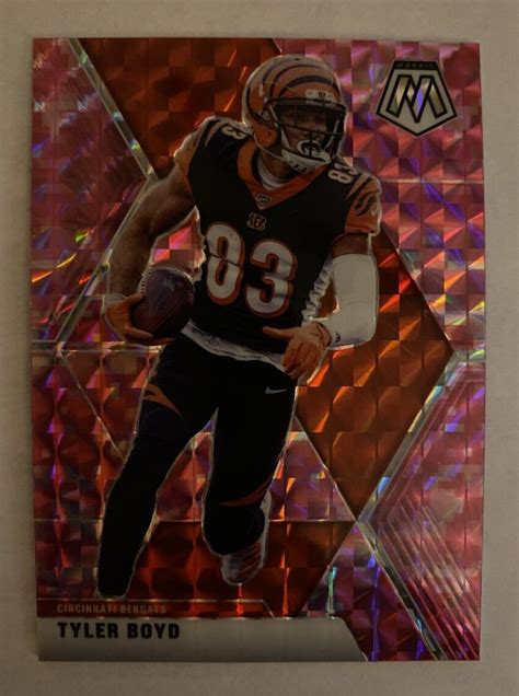 Panini Mosaic Tyler Boyd Pink Camo Prizm Card Bengals Ebay