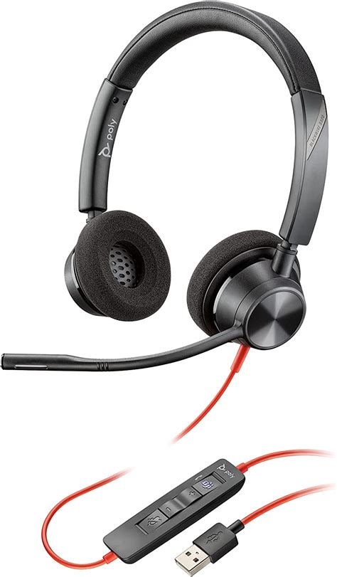 Plantronics Blackwire 3320 Usb A Poly Micro Casque Filaire Binaural Avec Micro Perche