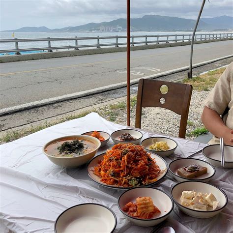 강릉 헌화로 금진항 항구마차 드라이브하다 발견한 정동심곡 바다부채길 맛집 네이버 블로그