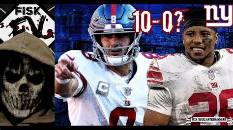 New York Giants Starting 10 0 Daniel Jones And Saquon Barkley Revenge Tour Youtube