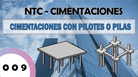 CIMENTACIONES CON PILOTES O PILAS YouTube