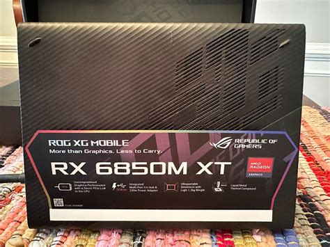 Asus Rog Xg Mobile Amd Radeon Rx M Xt Gb Gddr Graphics Card