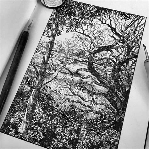 Sketchbook On Behance Pen Art Drawings Black Pen Drawing Fineliner Art