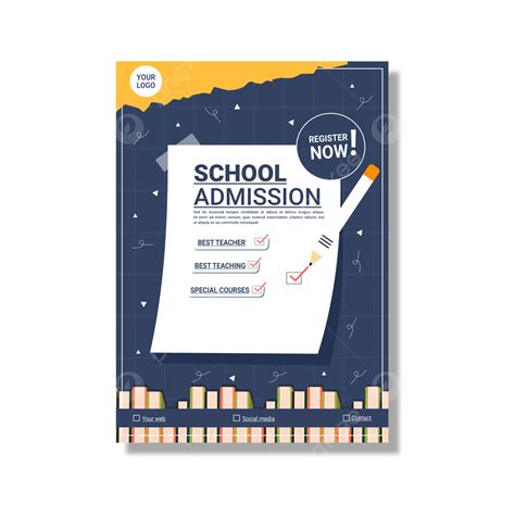 School Admission Flyer Template Template Download On Pngtree