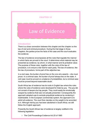 Jur 110 - Chapter 3 - CHAPTER 3 Introduction: Sources of law = “places ...