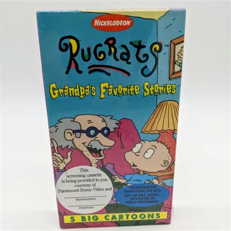 Rugrats Grandpas Favorite Stories Vhs Nickelodeon Classic | Sexiz Pix