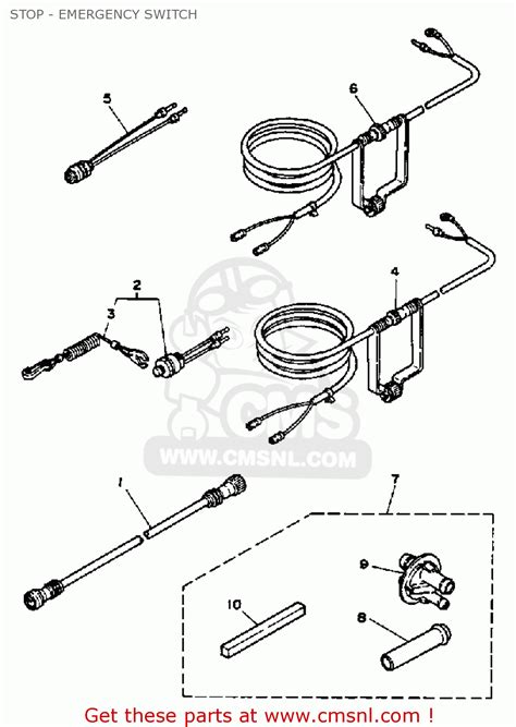 6898255011 Stop Switch Assy Yamaha Buy The 689 82550 11 At CMSNL