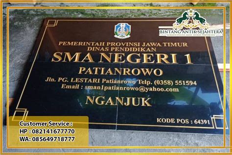 Toko Material Bangunan Prasasti Peresmian Marmer Dan Granit Prasasti