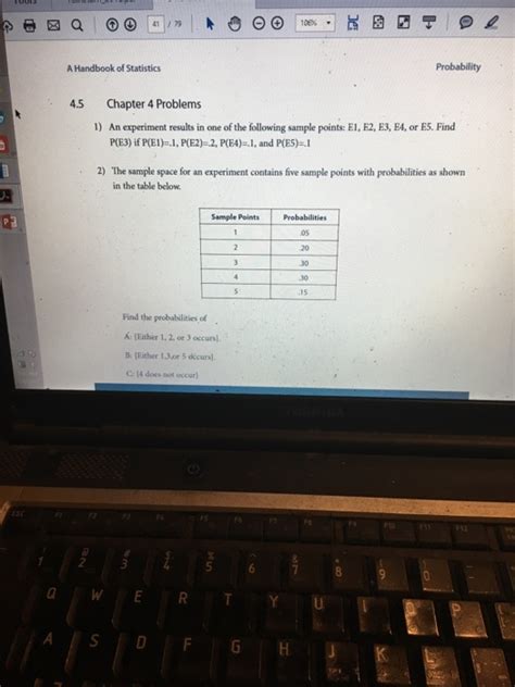 Solved An Experiment Results In One Of The Following Sample Chegg