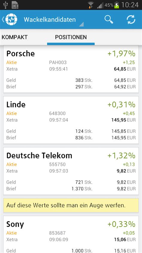 Finanzen B Rse Aktien Android Apps On Google Play