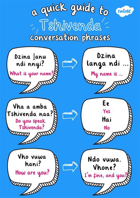 Common Phrases In 12 Official Languages Of South Africa