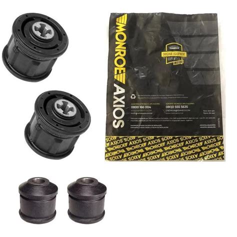 Kit Buchas Eixo Traseiro Ford Ka Fiesta Bucha Amortecedor Submarino