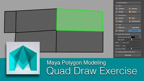 DART 104 Intro To Maya Quad Draw Part 2 Practical Exercise YouTube