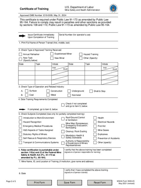 Dol Msha Fill Out And Sign Printable Pdf Template Airslate