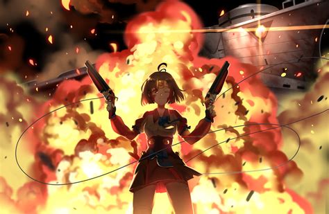 Mumei S Fiery Resolve Kabaneri Of The Iron Fortress HD Wallpaper By