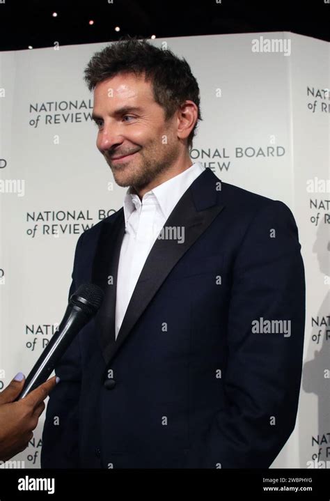 New York, NY, USA. 11th Jan, 2024. Bradley Cooper at the National Board ...
