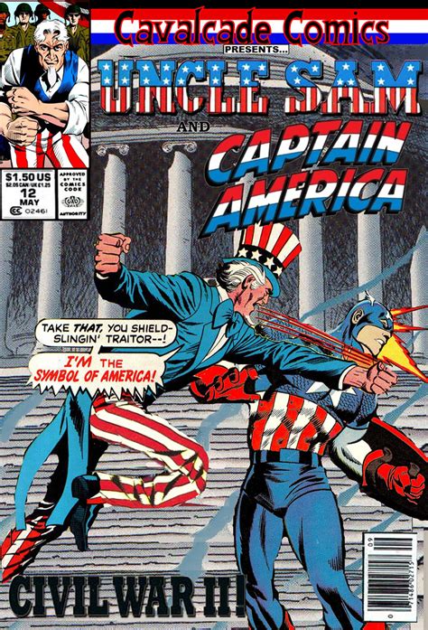 Cavalcade Comics 12 Uncle Sam Vs Captain America Flickr