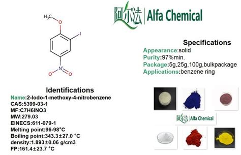 China 2 Iodo 1 Methoxy 4 Nitrobenzene Cas5399 03 1 Manufacturers