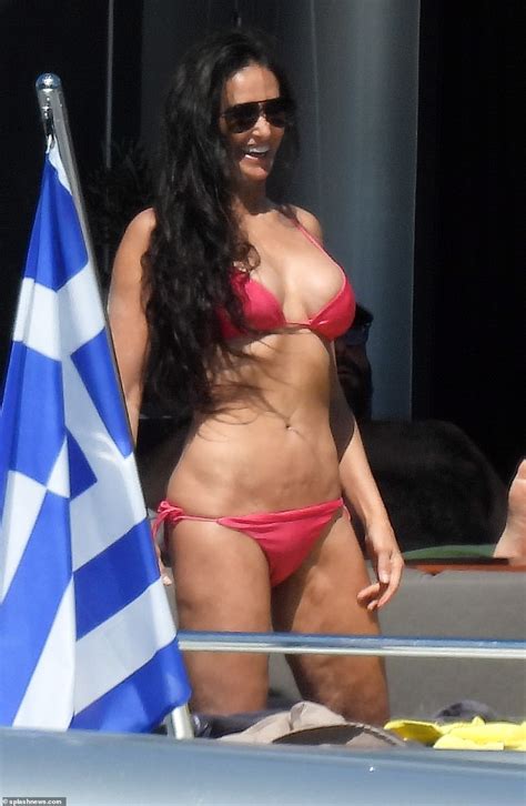 Demi Moore Shows Her Age Defying Figure In A Bikini As She Enjoys