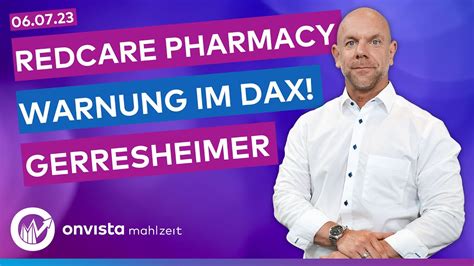 Redcare Pharmacy Gerresheimer Und Starkes Warnsignal Im Dax YouTube